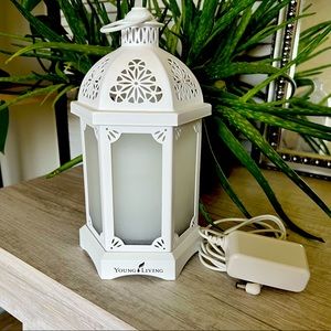 Young Living lantern diffuser in white